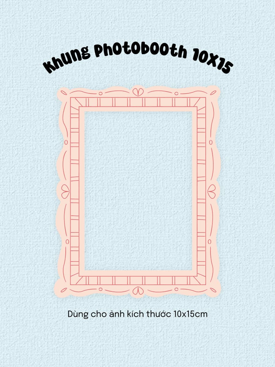 Fairy Bloom | Khung nam châm ảnh photobooth 10x15